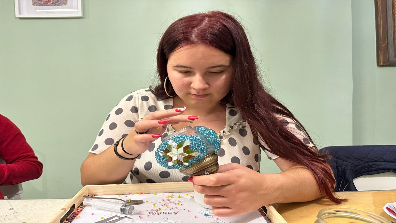 Traditional Turkish Mosaic Lamp Workshop