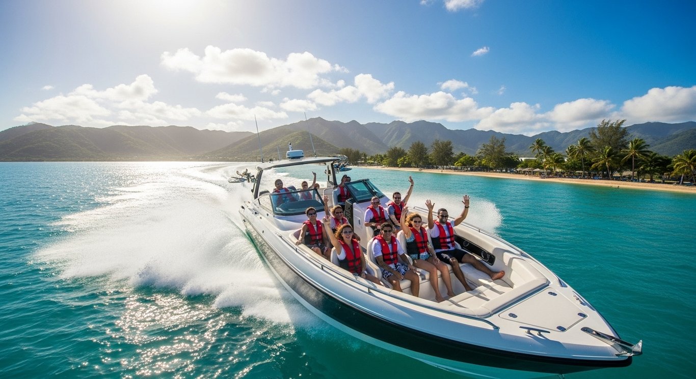 Service image for Wassersport – Speedboot-Tour (Max 5 Personen)