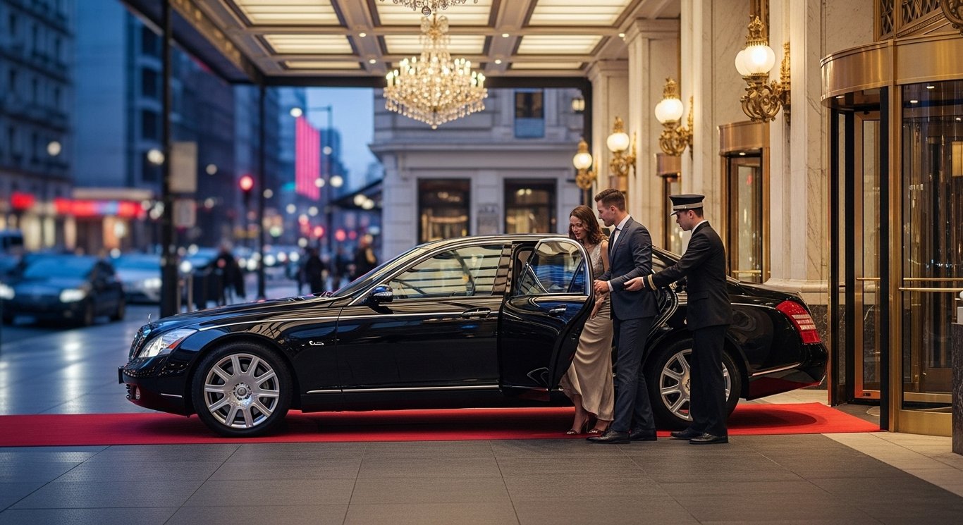 Service image for VIP Transfer – BMW 740, Mercedes S500 & Maybach (einfache Fahrt)