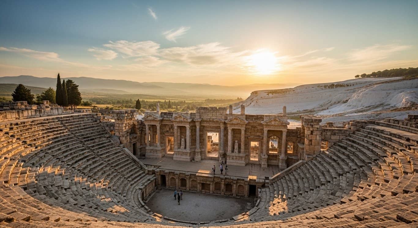 Excursion à Pamukkale : Hiérapolis et les travertins