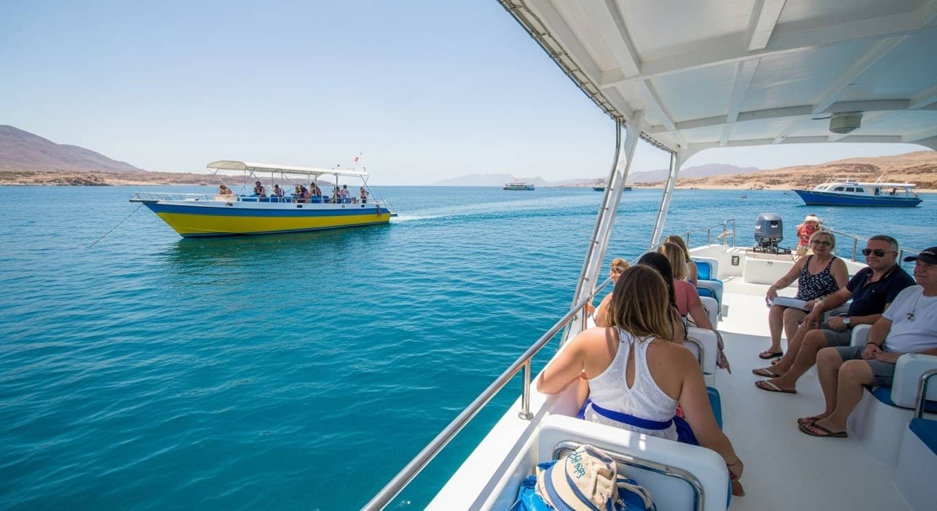 Sharm El Sheikh'te Cam Bot Turu - 1 Saatlik Kızıldeniz Deneyimi