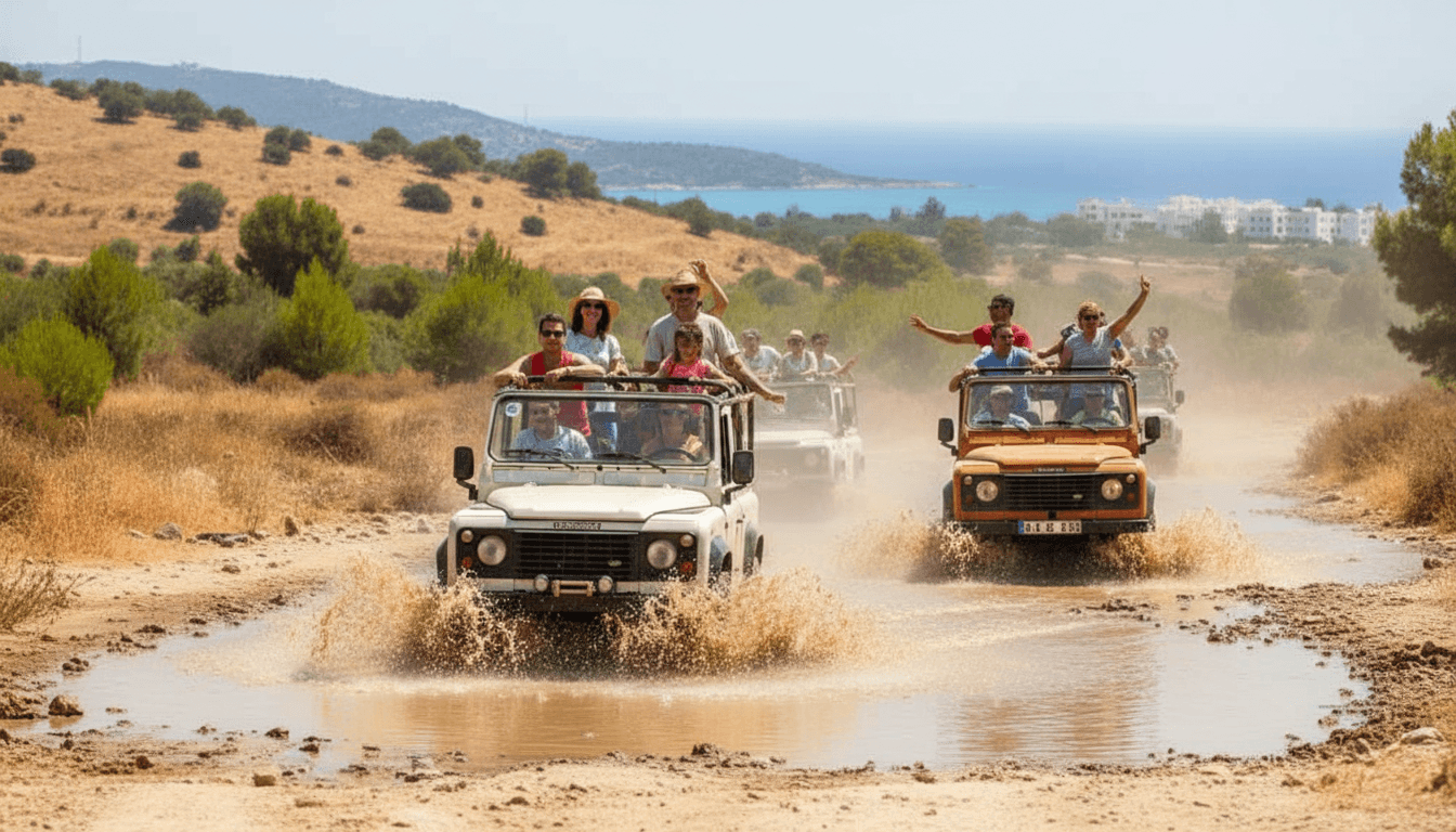 Combo Safari: Jeepsafari, Buggyrit & Schuimfeest Avontuur