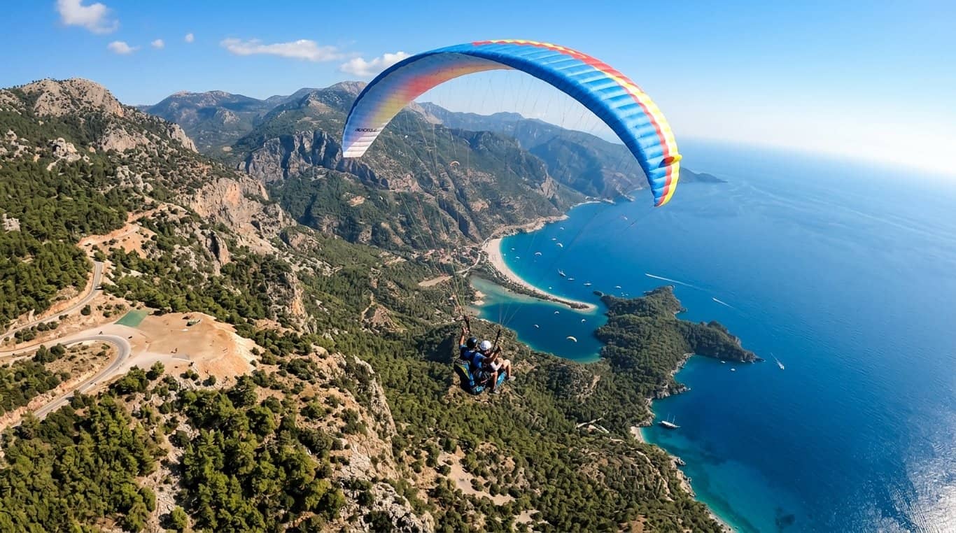 Esperienza di Parapendio Tandem a Oludeniz dal Monte Babadag