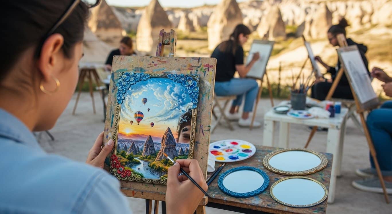 Kappadokien Spiegelmalerei-Workshop – Erstelle dein eigenes Kunstwerk