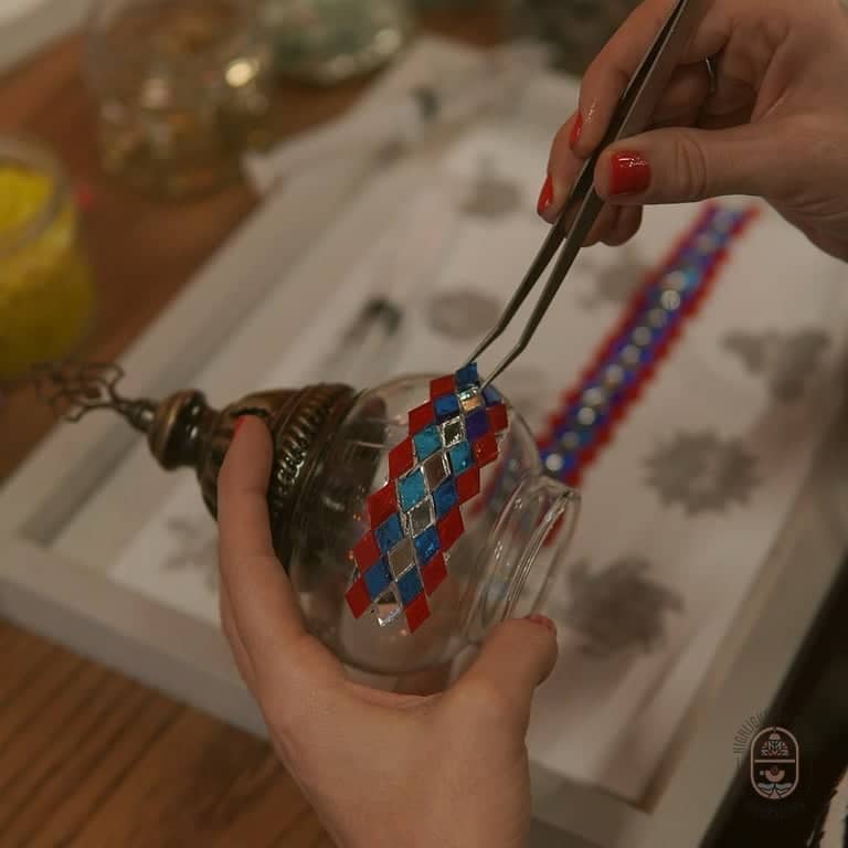 Book Turkish Mosaic Lamp & Candle Holder Workshop in Istanbul