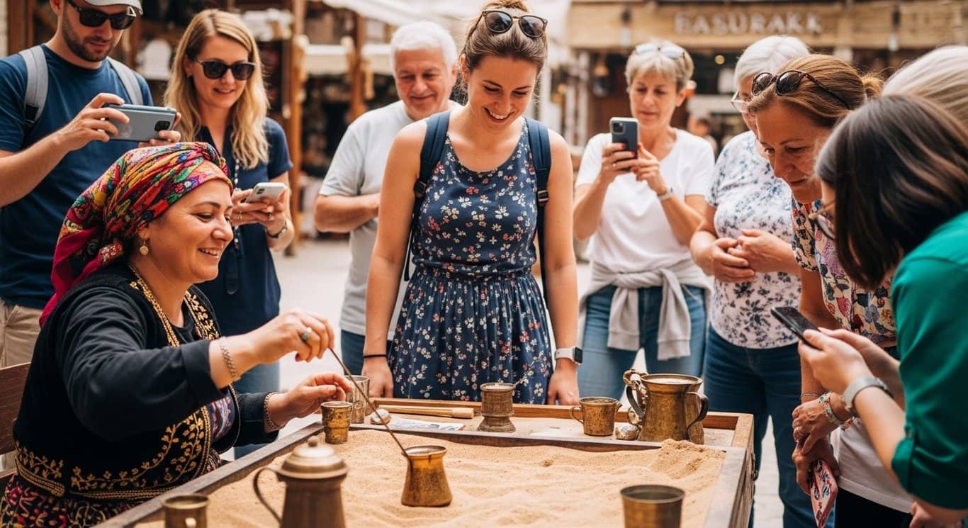 Kappadokien Türkischer Kaffee auf Sand & Wahrsagen Workshop