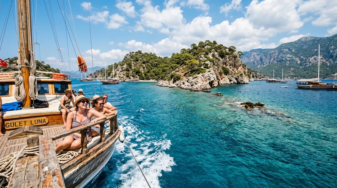 Excursión en barco a las 12 Islas de Fethiye