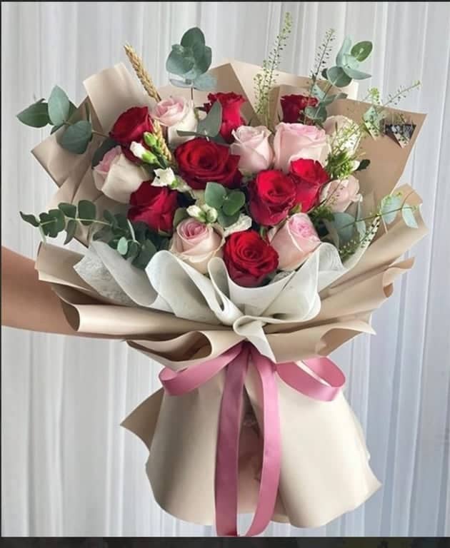 15 Розовый Букет | Доставка в тот же день