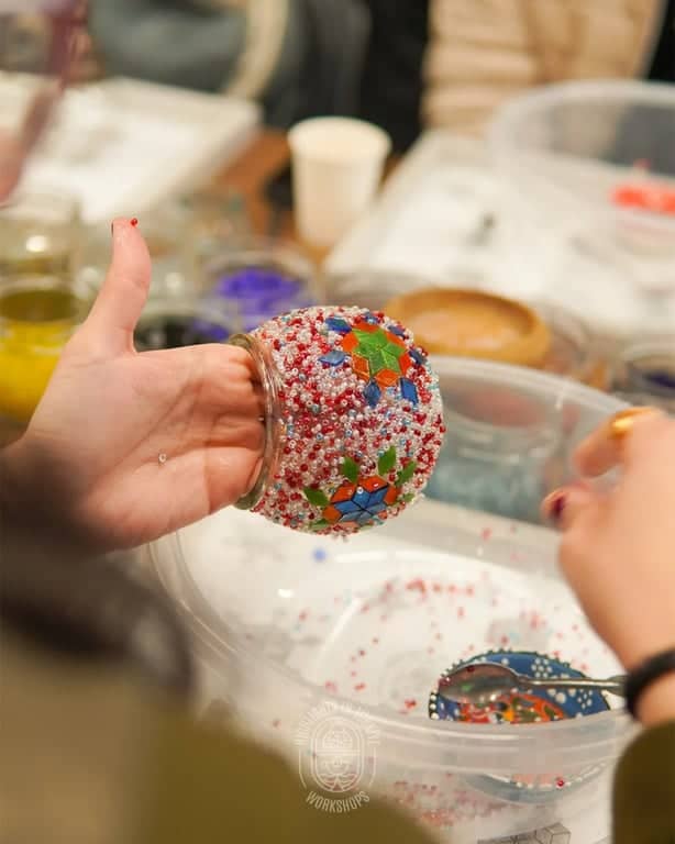 Mosaic Candle Holder Workshop in Istanbul  Product Title - 2