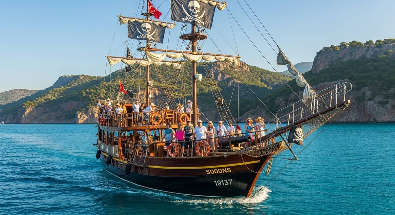 Antalya Piraten-Bootstour – Familienspaß & Wasserabenteuer