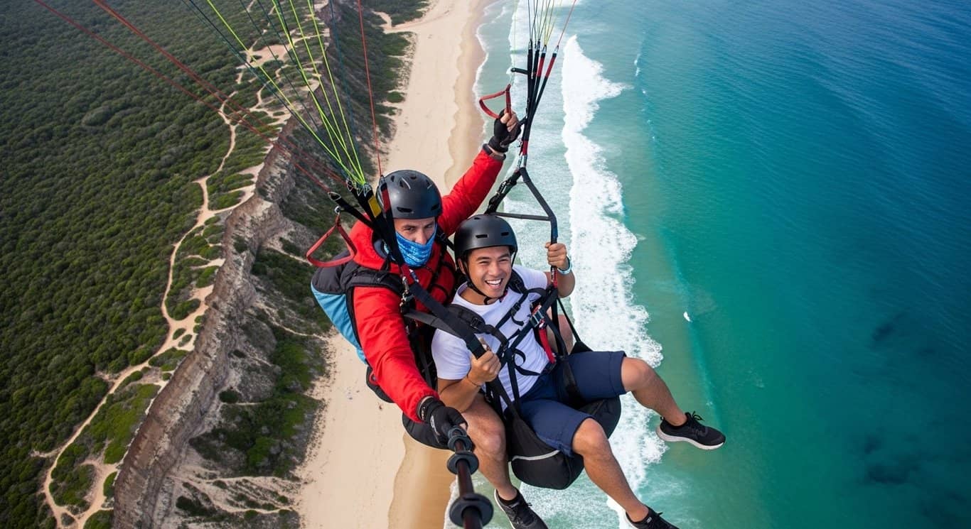 Paragliding in Istanbul: Soar Above Ormanlı Beach & Forest