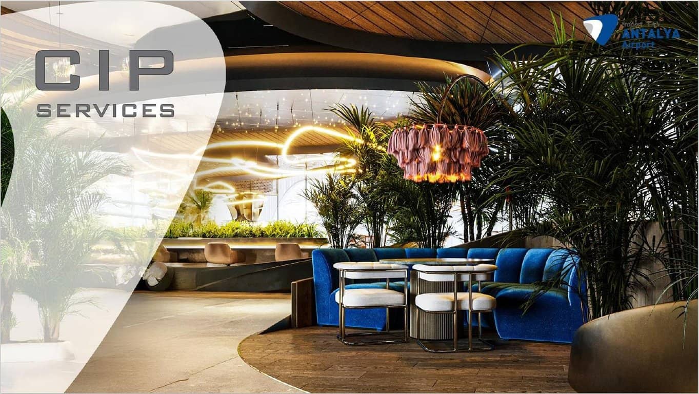 Προνομιακή Λάμπα Αναχώρησης Αεροδρομίου της Αντάλλειας & Γρήγορη Πρόσβαση