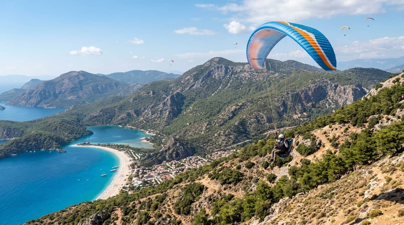 Esperienza di Parapendio Tandem a Oludeniz dal Monte Babadag