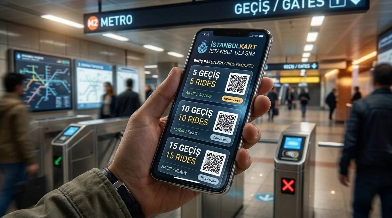 Istanbul Public Transport Ticket | 5, 10 or 15 Rides - 2