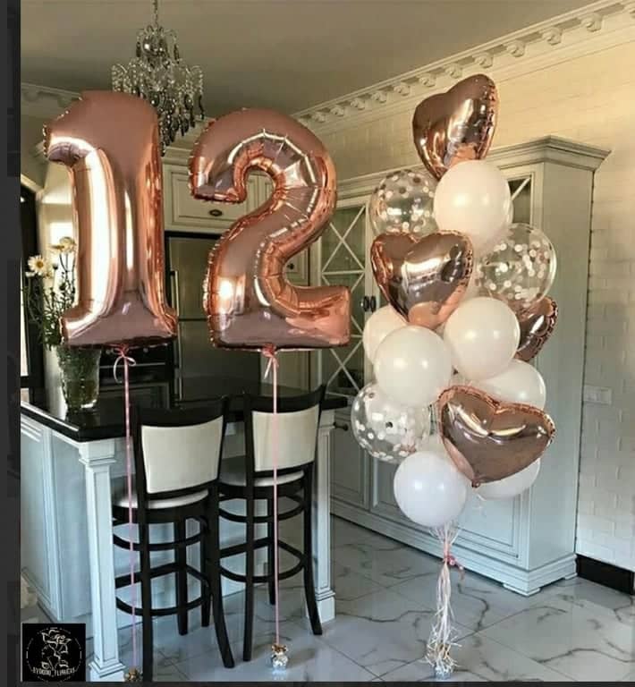 Groupe de Ballons 1 – Fleurs Fraîches Livrées le Jour Même