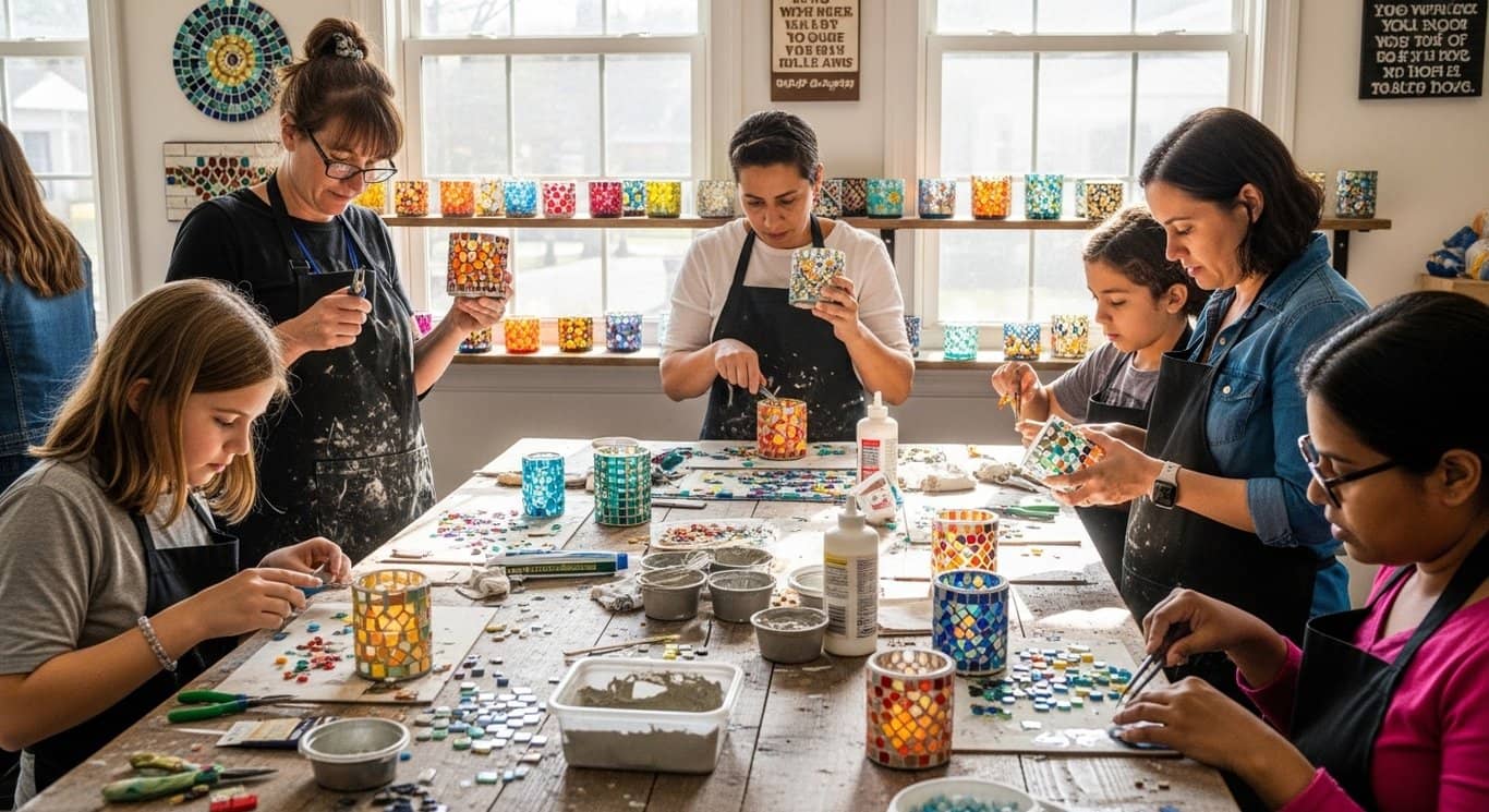 Мастерская мозаичных подсвечников в Каппадокии — создайте свой свет