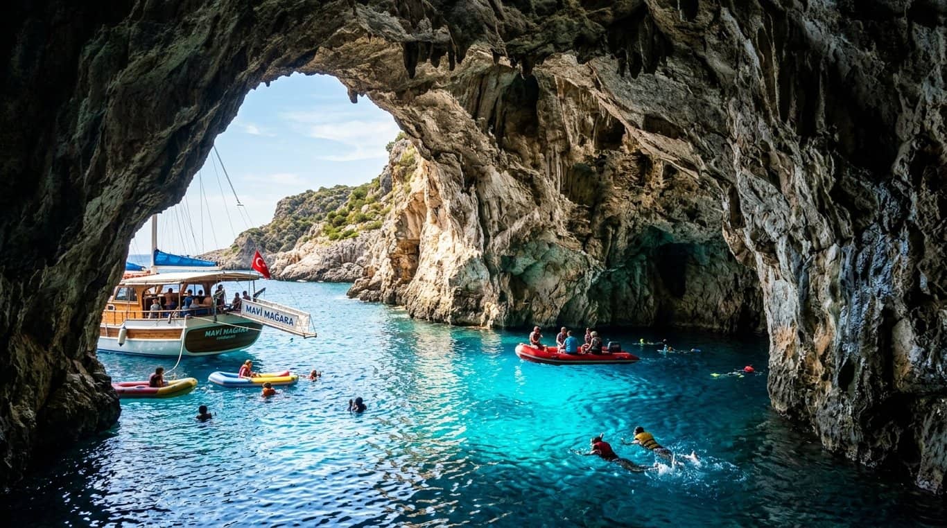 Giro in barca a Oludeniz – Grotta Blu, Valle delle Farfalle e Costa delle Tartarughe