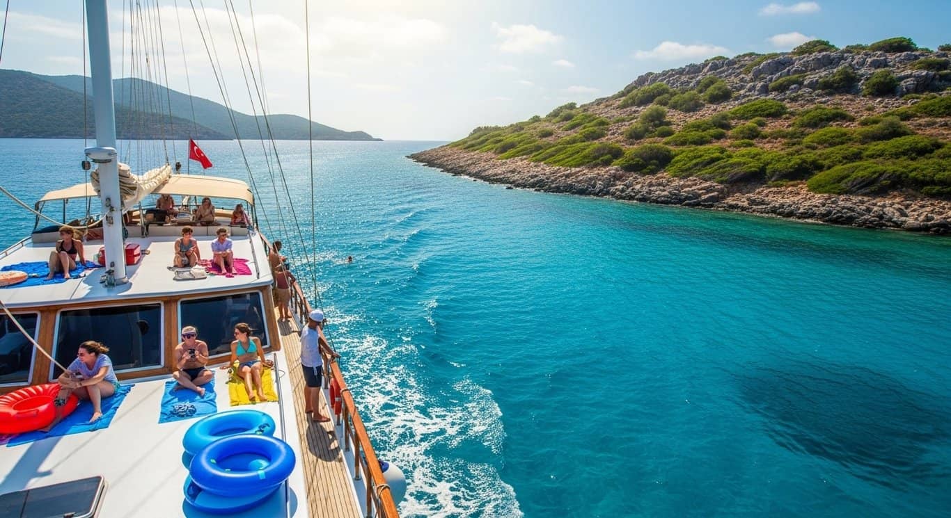Excursión en barco a la Isla Orak – Bodrum