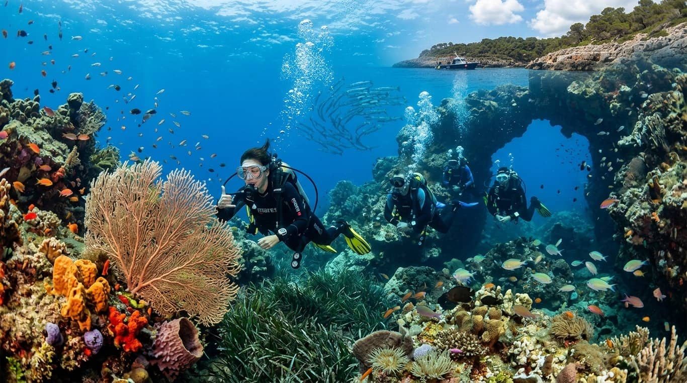 Esperienza subacquea nel Mediterraneo