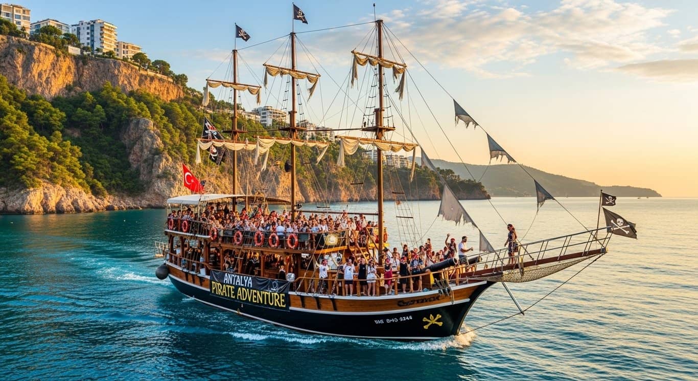 Antalya Piraten-Bootstour – Familienspaß & Wasserabenteuer