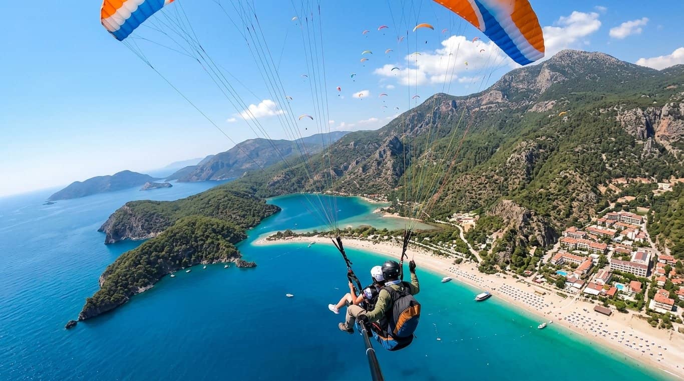 Esperienza di Parapendio Tandem a Oludeniz dal Monte Babadag