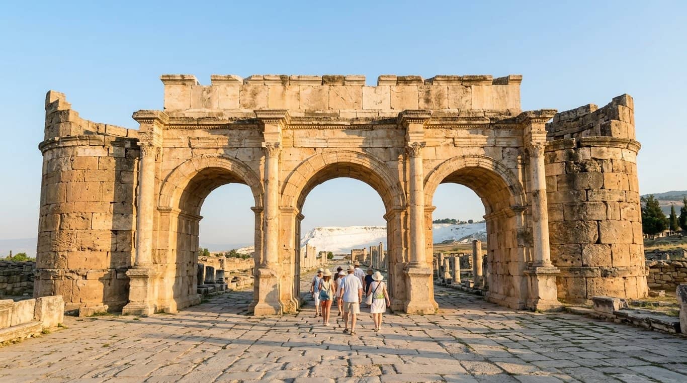 Tour di un giorno a Pamukkale e Hierapolis da Fethiye