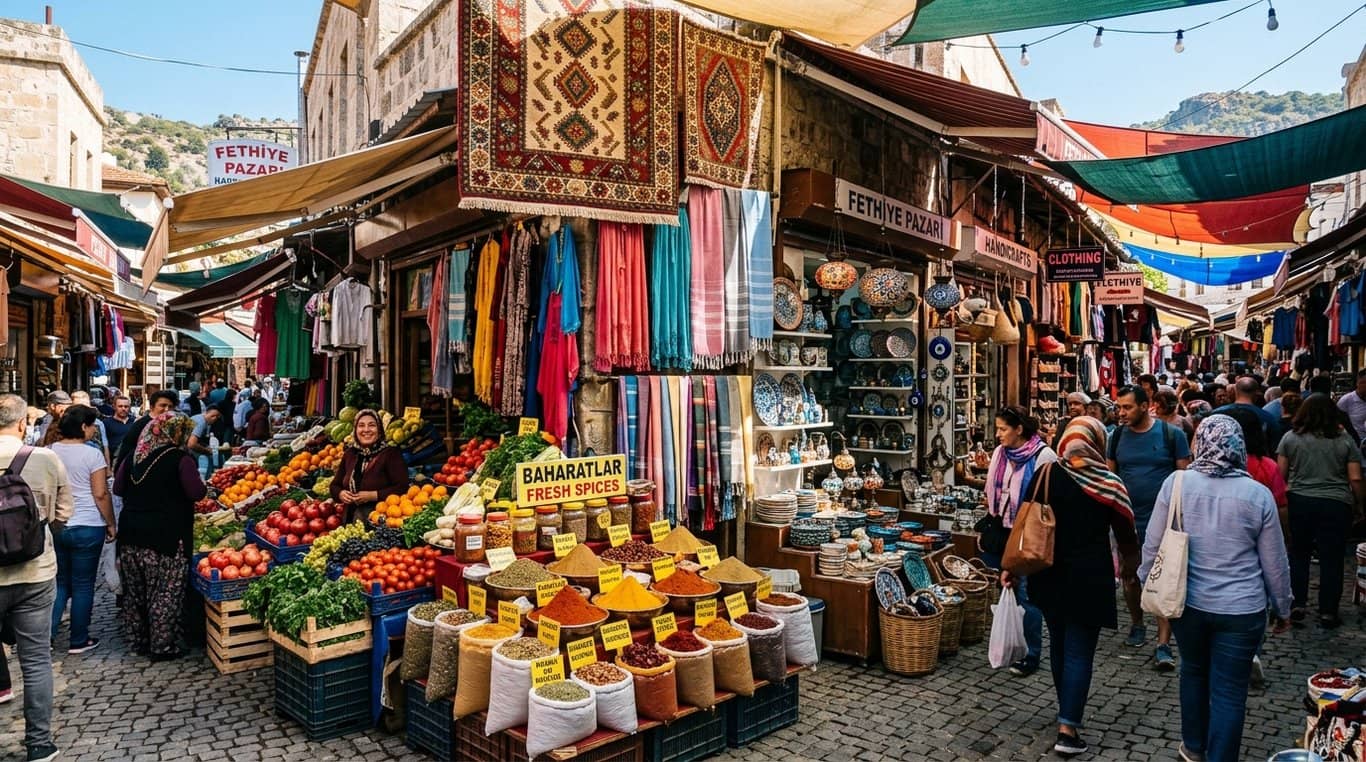 Tour por el Mercado de Fethiye y la aldea de Kayakoy