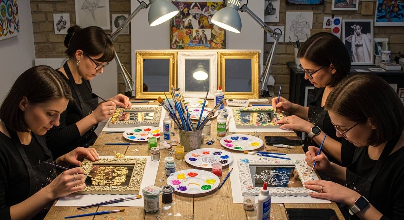 Spiegelmalerei-Workshop in Galata - Erstellen Sie Ihren eigenen dekorativen Spiegel