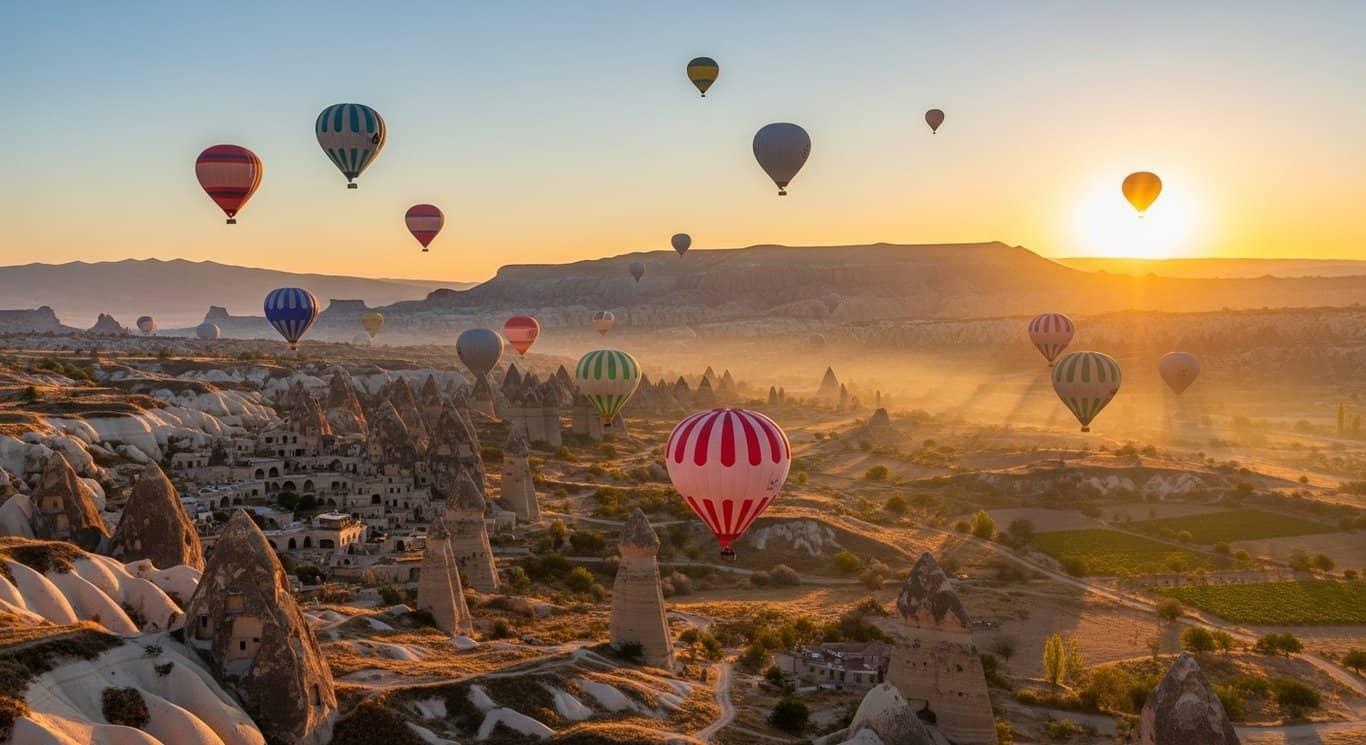 Tour di osservazione delle mongolfiere in Cappadocia – Esperienza vista mongolfiere all'alba