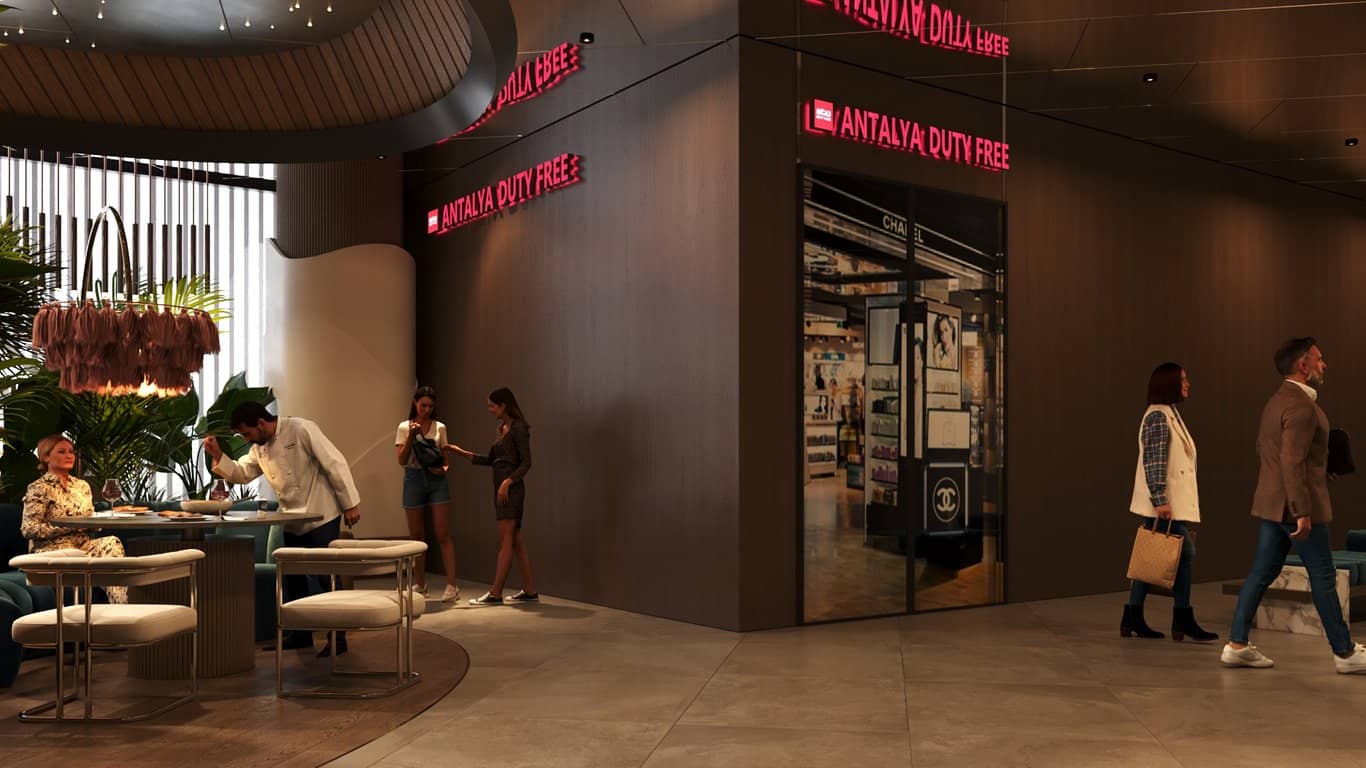 Προνομιακή Λάμπα Αναχώρησης Αεροδρομίου της Αντάλλειας & Γρήγορη Πρόσβαση