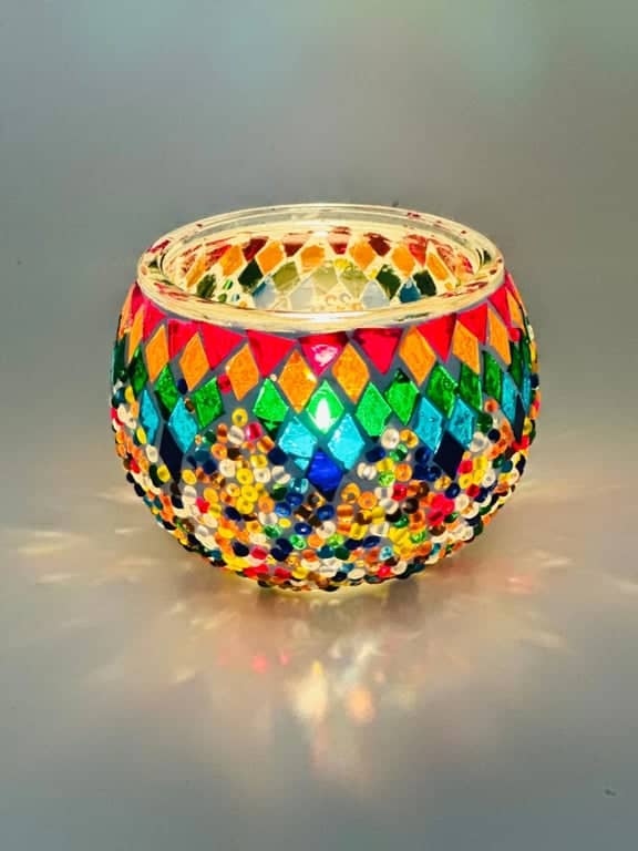 Mosaic Candle Holder Workshop in Istanbul  Product Title - 3
