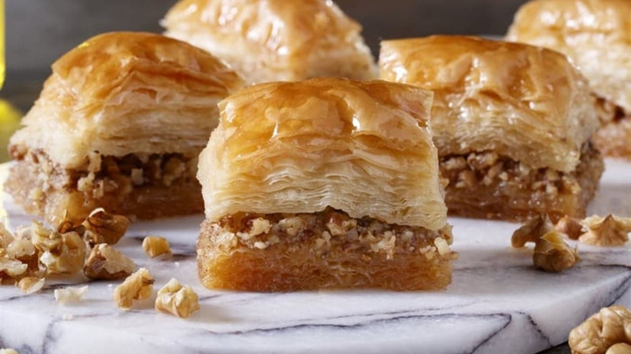 Baklava Vegano con Nueces - ENTREGA GRATUITA