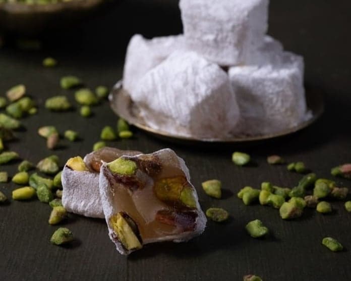 Turkish Delight with Double Pistachio - Free Delivery