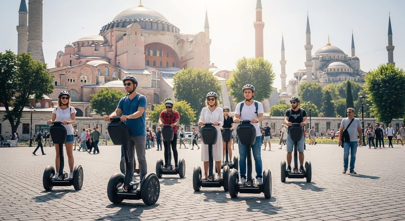 Oude Istanbul Ochtend Segway Stads Tour