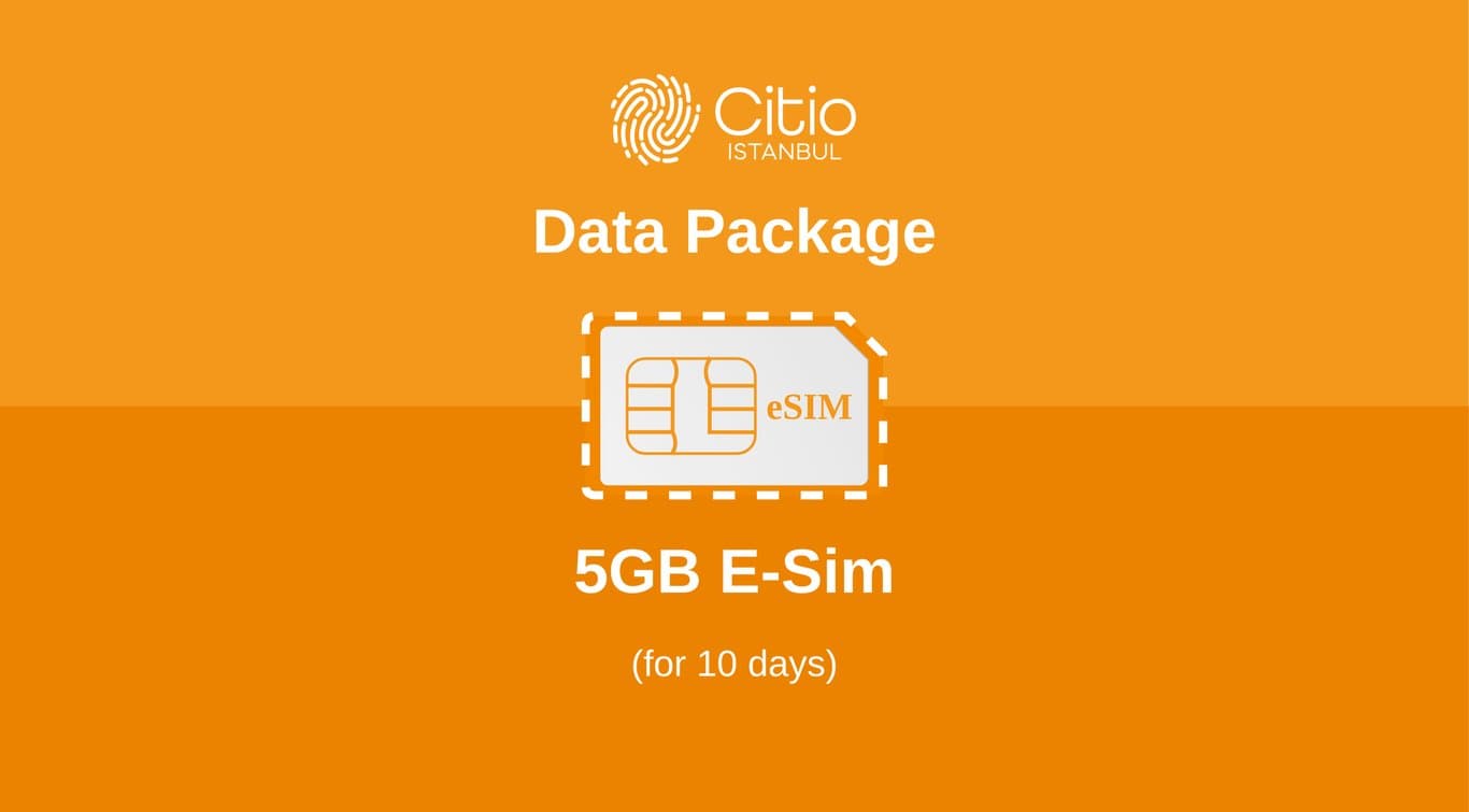 E-sim Turchia - Piano Dati da 10 Giorni 5GB a Istanbul