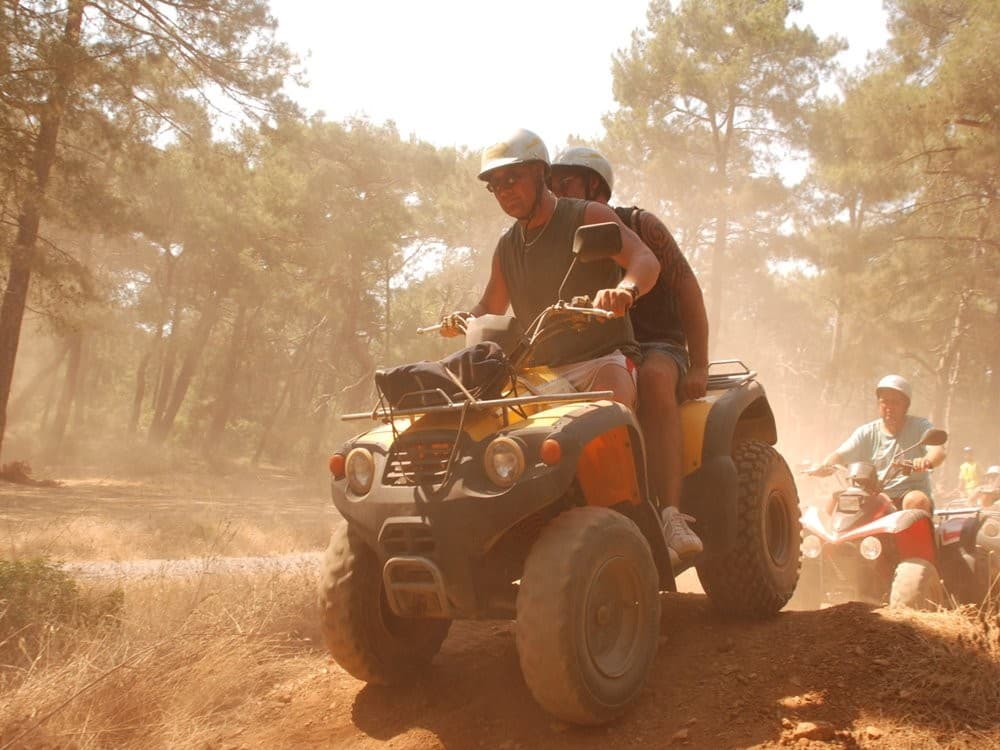 ترکیب رافتینگ آنتالیا با جیپ، ATV و زیپ لاین