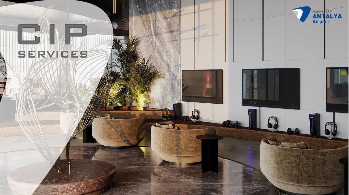 Antalya Flughafen Elite Ankunft mit VIP Lounge & Fast-Track Zugang