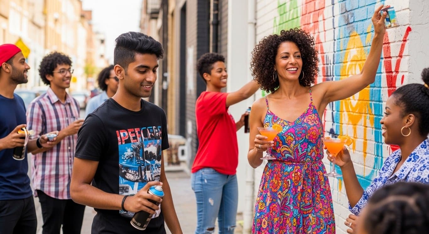 Reserve uma Experiência de Graffiti & Coquetéis em Istambul com Locais