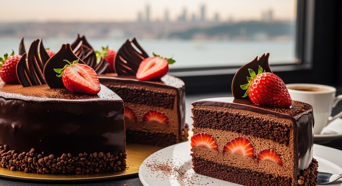 Istanbul Redefined: The Unique Perspective Offered by Strawberry Chocolate Cake